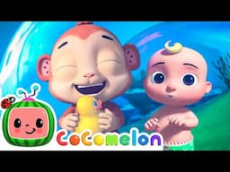Mochi Learns to Swim to Save His Ducky! 🦆🌊 | CoComelon Animal Time | Animals for Kids