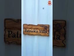 🏡Dreamhouse Teakwood Nameboard available at #eshak3dgifts