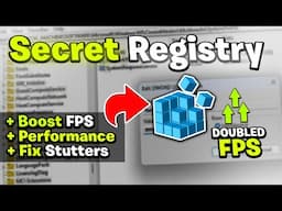 I Changed These Windows Registry Settings & DOUBLED my FPS - (Fix Low FPS & Lag)