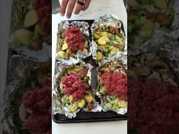 Philly Cheesesteak Foil Packs (Meal Prep or Camping Friendly)