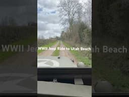 WWII Jeep ride to Utah Beach