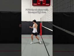 The higher the toss the better the serve