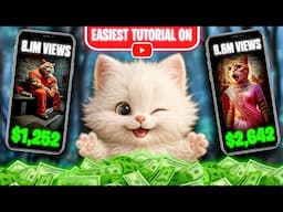 AI CAT Videos Kaise Banaye | How To Make AI Cat Videos | No Face No Voice Youtube Channel Ideas 😱🔥