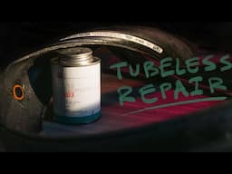 Cheap and simple tubeless repair