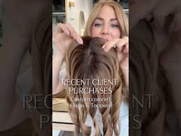 LOSING HAIR? We’ve got you covered! Custom extensions & toppers #hairlosssolution #thinninghair