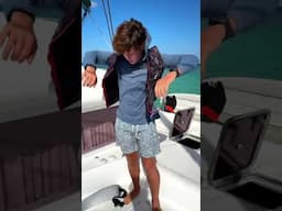 Wing foiling before math. Raising confident, capable kids. #boatlife #wingfoiling #sailingfamily