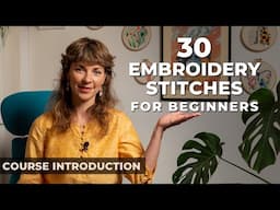 Embroidery Course for Beginners | Master 30 Stitches with Me