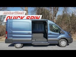 2025 Ford E-Transit | MotorWeek Quick Spin