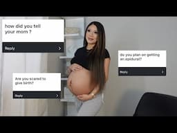 PREGNANCY Q&A GRWM