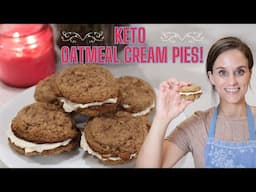 Keto Oatmeal Cream Pies!!!!! 10 out of 10!!!