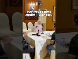 POV: I became MULSIM 1 year ago 🥹🕌