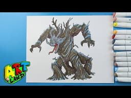 How to Draw Amhuluk | Godzilla