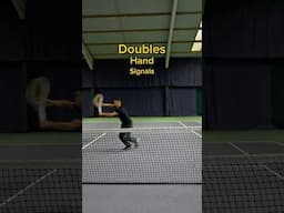 Doubles hand signals 🎾📈 #tennis #tennishshorts #tennisdoubles
