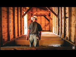 Massive Floor Joists Installed In HUGE Workshop