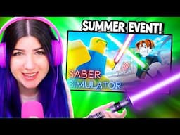 Getting the RAREST PET in the SABER SIMULATOR Summer Event! ☀️