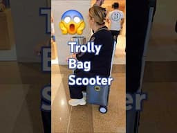 Amazing Trolly Bag Scooter #shorts #dubai #tranding