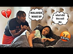 Waking My Gf Up Calling Her Malaysia! *Bad Idea*