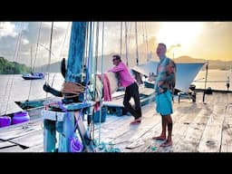 The Man who built a 75ft Wooden Catamaran and Sailed the World | Sailing Sitka Ep 168