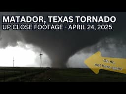 LARGE STRONG TORNADO NEAR MATADOR, TEXAS! [4K - 2025]
