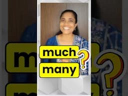 Much vs many #katralelithuphonics #katralelithu #learnenglish