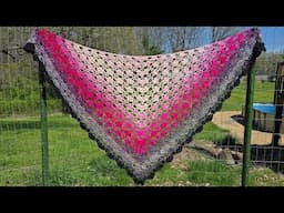 🧶✨ Quick & Easy Crochet Shawl Tutorial: Any Yarn, Perfect for Beginners & Pros! 🌟💖