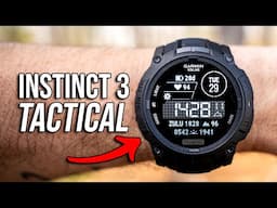 Garmin Instinct 3 Tactical Unboxing / Overview! (Worth $100 More?)