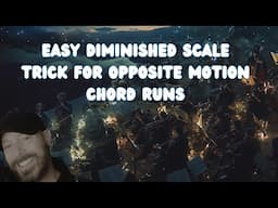 Creating Tension with Diminished Scales: A Chord Run Trick
