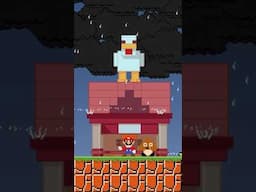 Steve's Lava Chicken but it's Super Mario Bros. | Minecraft