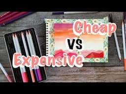 Cheap vs. expensive watercolor pencils - Albrecht Dürer against Decotime from Action