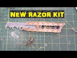 Razor EDC with Titanium Clip
