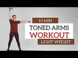 10 min STANDING UPPER BODY WORKOUT / With Light Dumbbells /Arms, Abs, Chest & Back / Home workout