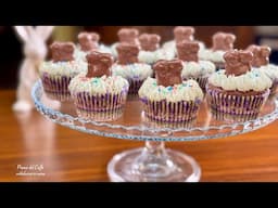🍫Cupcake al Cioccolato con Crema al Burro e Coniglietto🐰 di Pasqua 🐣