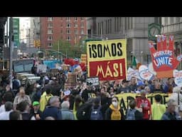 Thousands March on MAYDAY in NYC