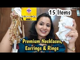 Myntra 15+ Partywear Necklaces , Earrings & Rings | Myntra Jewellery Haul 💕 | Neema's Corner