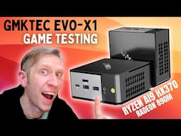 GMKtec EVO-X1 Gaming Test: Ryzen HX370 & Radeon 890M Powering 10 Top Games! 🎮💥