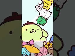 Pompompurin wins all the prizes! #Pompompurin #HelloKittyandFriends #Sanrio