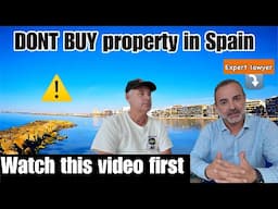 EXPERT LAWYER 😳 explains REAL COST  Buying a House in Spain 🏡 property taxes in spain 🇪🇸