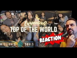 Top of the World by Carpenters  Missioned Souls - Family band studio cover REACTION
