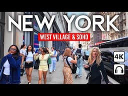 NEW YORK CITY 🇺🇸 West Village & SoHo Charm | 4K Walking Tour Through Manhattan Streets