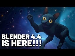 Blender 4.4 Features in LESS THAN FIVE MINUTES!