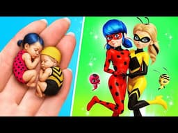 Miraculous Ladybug and Chloe Bourgeois Growing Up! LOL OMG LaLiLu DIY