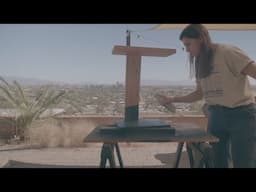 Building a custom side table from found Wood