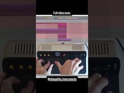 having a jam on Telepathic Instruments Orchid, the way that works for me. #synth