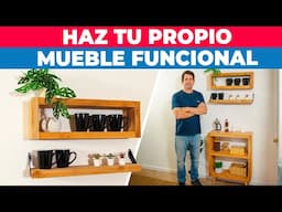 Cómo hacer un mueble funcional para rincones sin uso