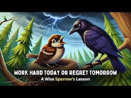 Work Hard Today or Regret Tomorrow – A Wise Sparrow’s Lesson! | A Must-Watch Motivational Story