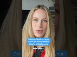 This won’t really delete your files from your computer 🤯