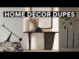 Home Decor Dupes | How to Get the High End Look For Less
