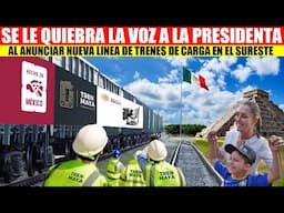 🦅🇲🇽MIRA:CLAUDIA CUMPLE EL SUEÑO DE AMLO, ANUNCIA NUEVA LINEA DE TRENES DE CARGA EN EL SURESTE