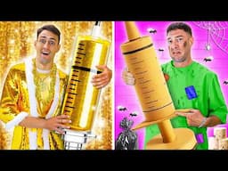Rich vs Broke Patient! Cheap VS Expensive Hospital Hacks by Crafty Hype