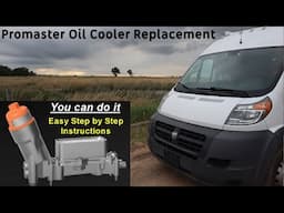 RAM Promaster replacing the Pentastar V6 Oil Cooler Step by Step - A comprehensive guide
